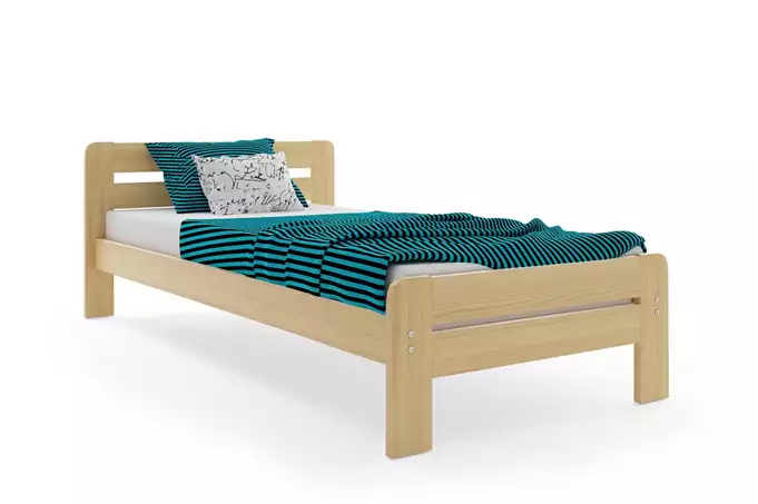 DALLAS bedroom bed 90x200, pine - Image 4