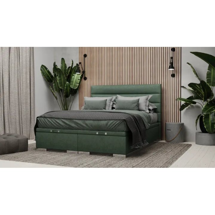 Skurra soft bed with storage box 180x200cm Forte