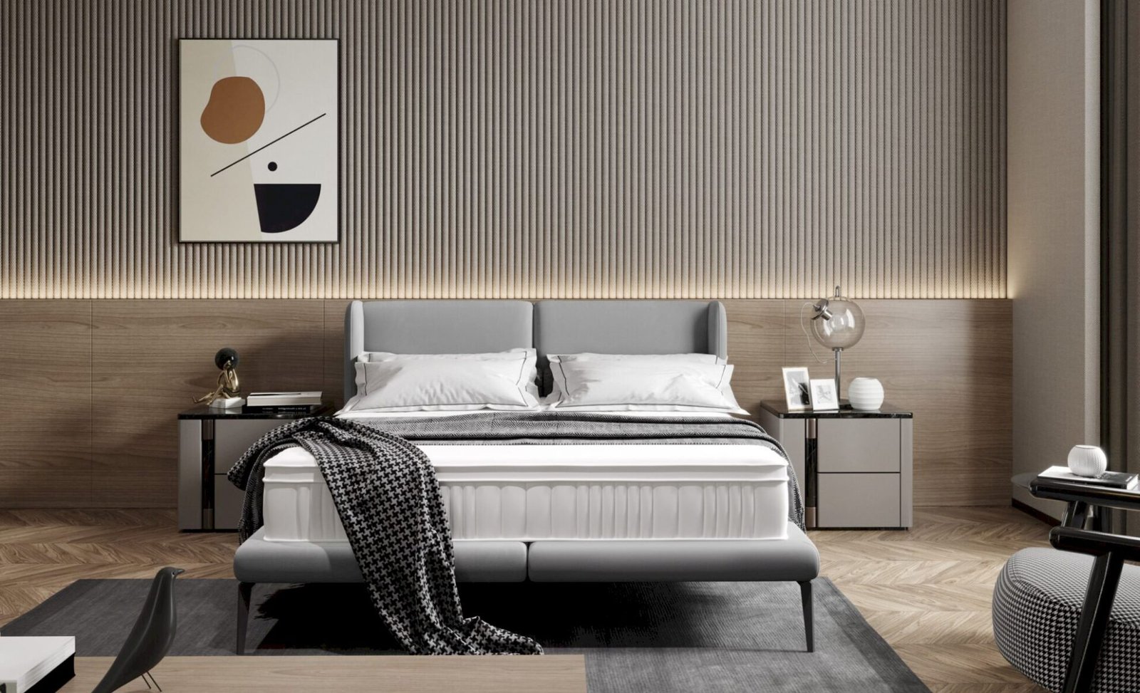 Soft bed Tessina 140x200 Gr1 - Image 3