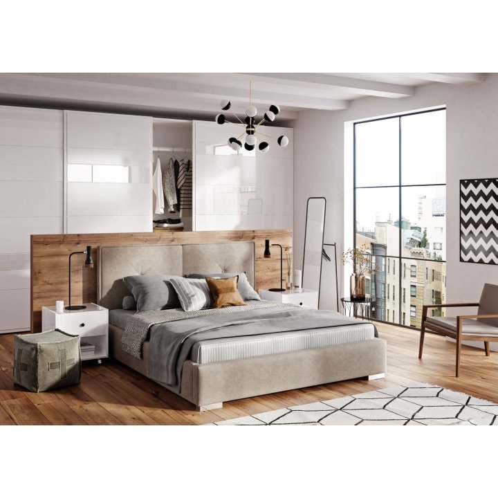 Soft bed with storage box Drogarati 180x200cm Forte