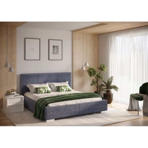 Soft bed with storage box Gomezza 120x200cm Forte