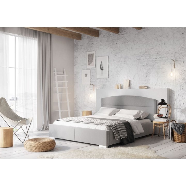 Soft bed with storage Tipur 160x200cm Forte