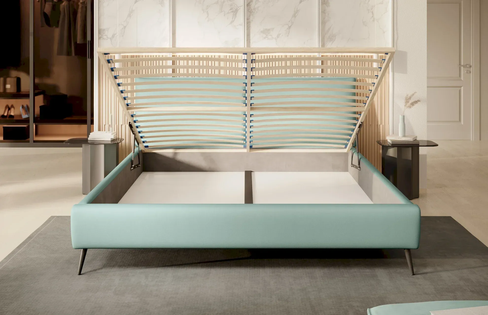 Bed with bedspread "Zoya" 140x200 Gr1 - Image 6