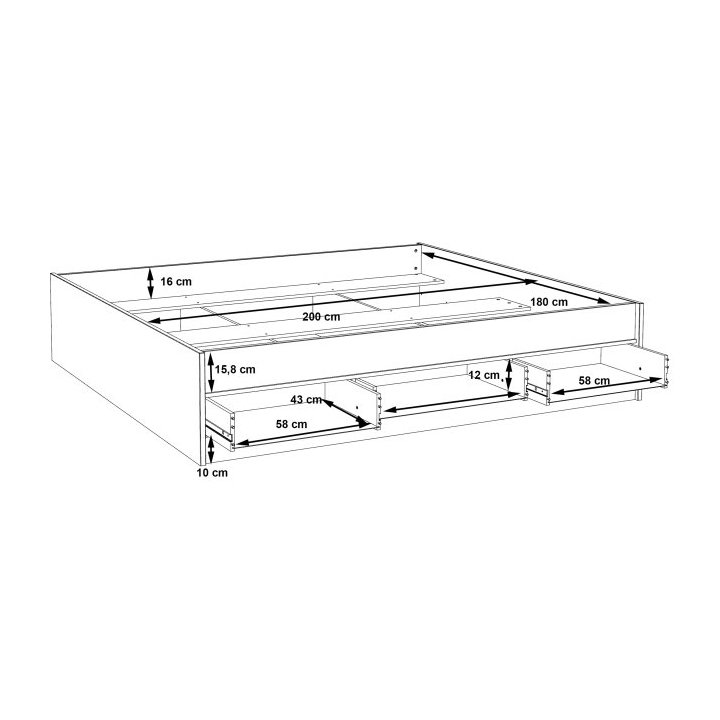 Bed 180 VNKL1183-L25 Vankka Forte - Image 7