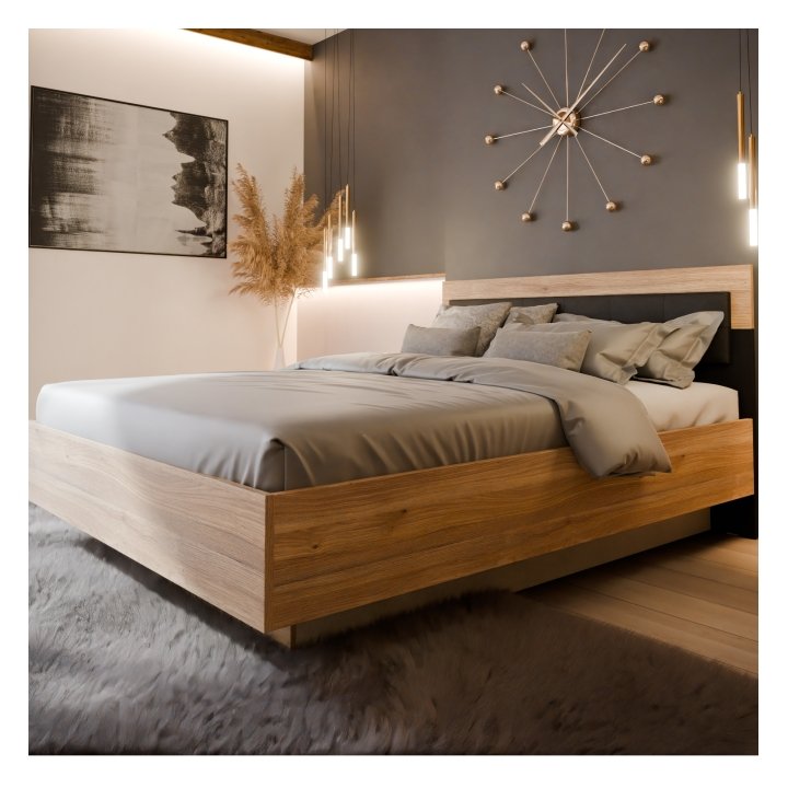 Bed with lifting insert Baderna 160x200 BDNL1162-M635 Forte - Image 5