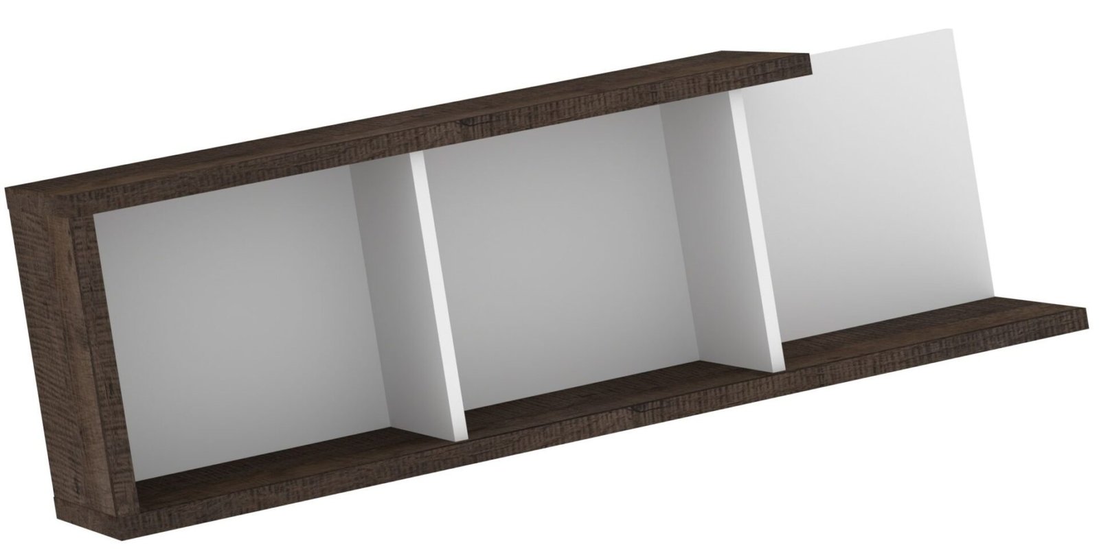 HYBRID 15 piece wall shelf for living room, Grange oak, whiteHYBRID - Image 3