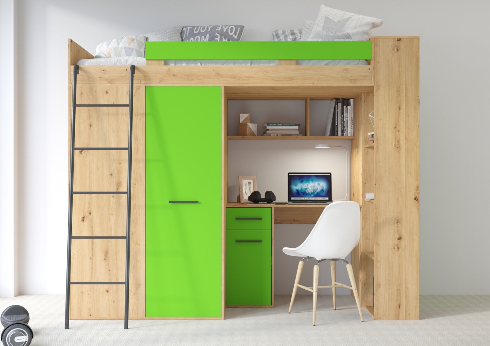 RAVENA L mezzanine without fabric, artist / green - Image 2