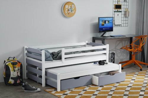 MARCIN II youth folding bed for two persons 80×181 cm