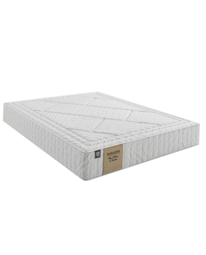 Mattress "Elegance", 90x200 cm, double-sided, with multi-pocket springs, high springs, "Tiger foam", H3, "Comforteo" - Image 2