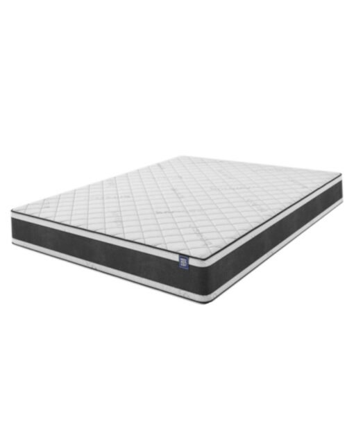 Medical mattress, dark, 120×200 cm, double-sided, pocket springs, coconut color, removable cover, H5, Comforteo