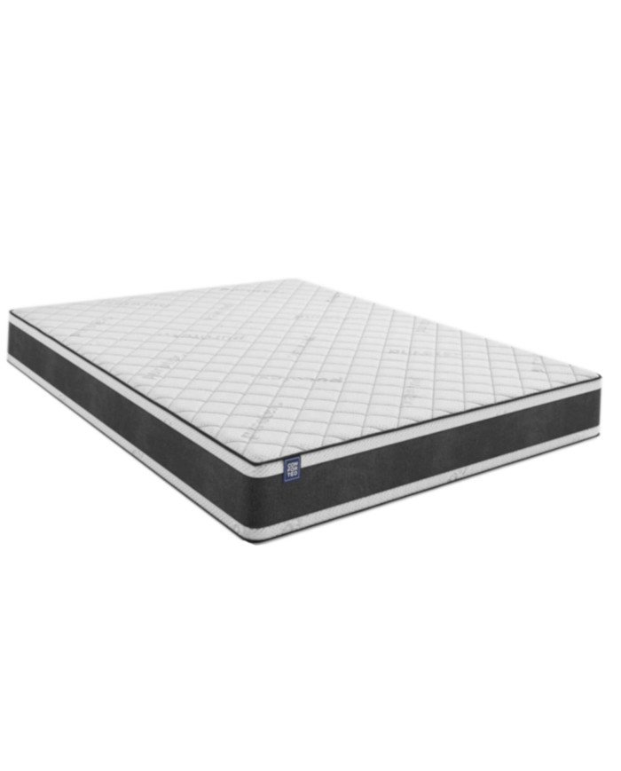 Medical mattress, dark, 80x200 cm, double-sided, pocket springs, coconut color, removable cover, H5, Comforteo - Image 2