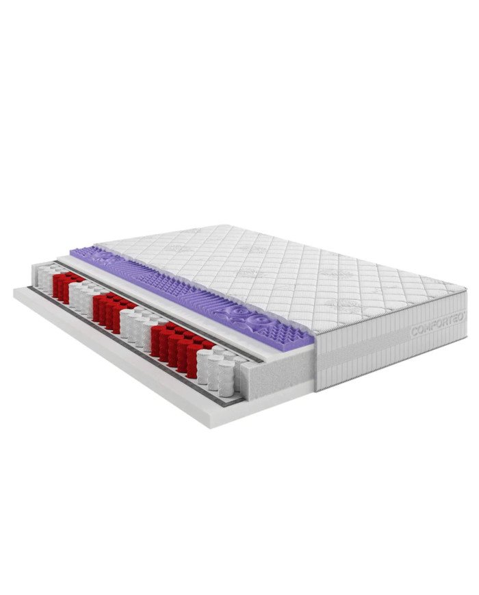Medical mattress "Magic", 80x200 cm, double-sided, pocket springs, "Xfoam" foam, removable cover, H3/H4, "Comforteo" - Image 4