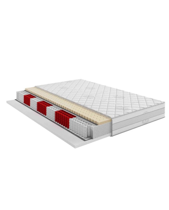 Medical mattress "Sleep", 80x200 cm, double-sided, pocket springs, "Xfoam" foam, removable cover, H3, Comforteo - Image 4