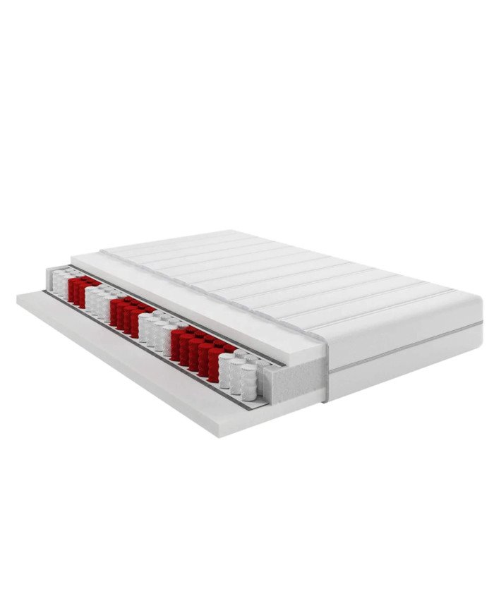Medical mattress "Star", 100x200 cm, double-sided, pocket springs, "Xfoam" foam, removable cover, H4, Comforteo - Image 4