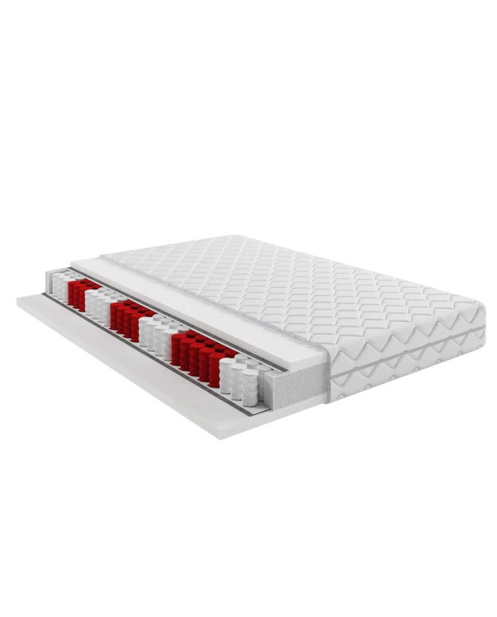 Night mattress, 90x200 cm, double-sided, pocket springs, HR foam, H3, Comforteo - Image 4