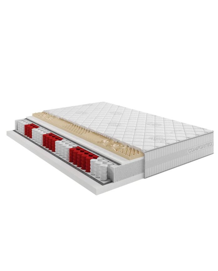 Excellent mattress, 90x200 cm, double-sided, pocket springs, viscoelastic and Xfoam, H3/H4, Comforteo - Image 4