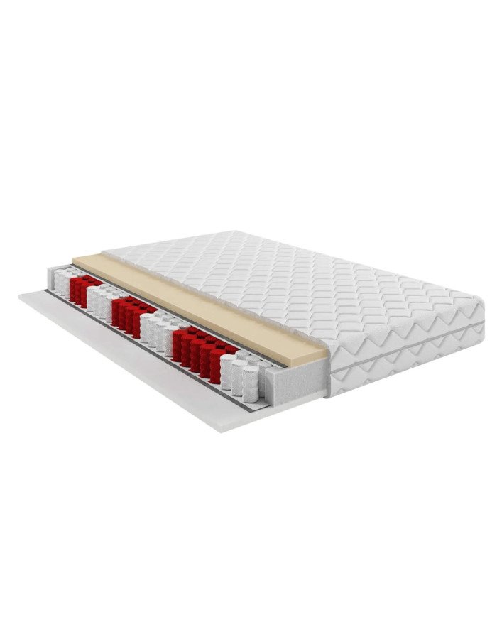 Mattress "Silence", 160x200 cm, double-sided, pocket springs, Visco and Xfoam, H3, Comforteo - Image 4
