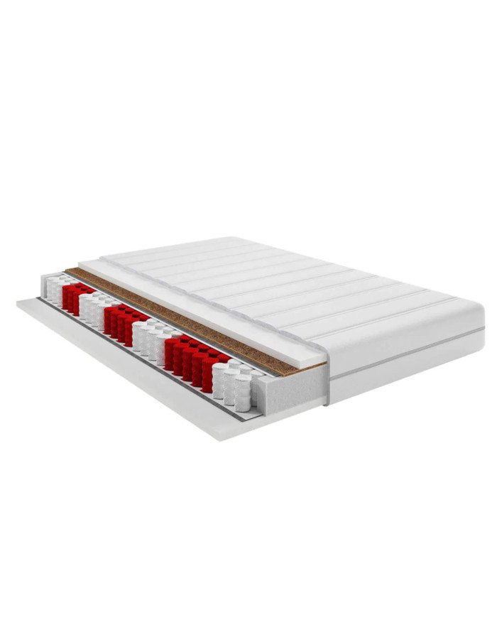 Slow mattress, 200x200 cm, double-sided, pocket springs, coconut, "Xfoam", H3/H4, "Comforteo" - Image 4