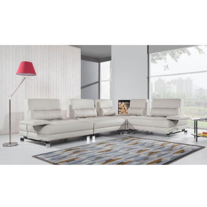 MILAN corner sofa with fabric 371x256