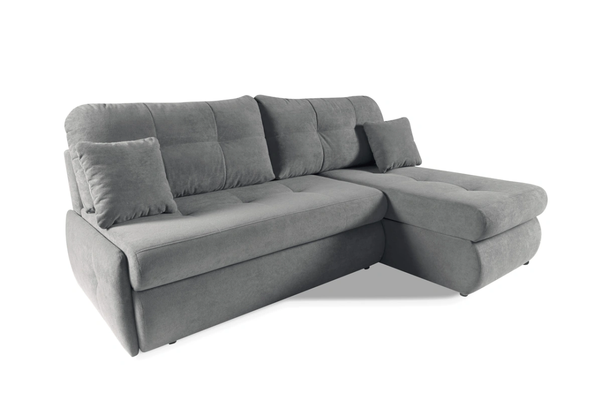 Slim corner sofa - Soft fabric - SALE Gr3