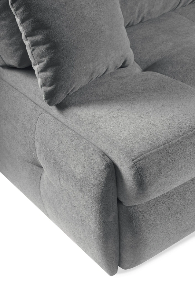 Slim corner sofa - Soft fabric - SALE Gr3 - Image 5