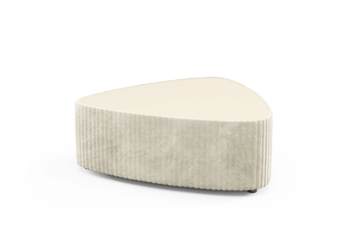 Mio triangular upholstered coffee table - Image 7