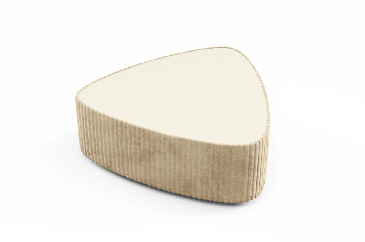 Mio triangular upholstered coffee table - Image 6
