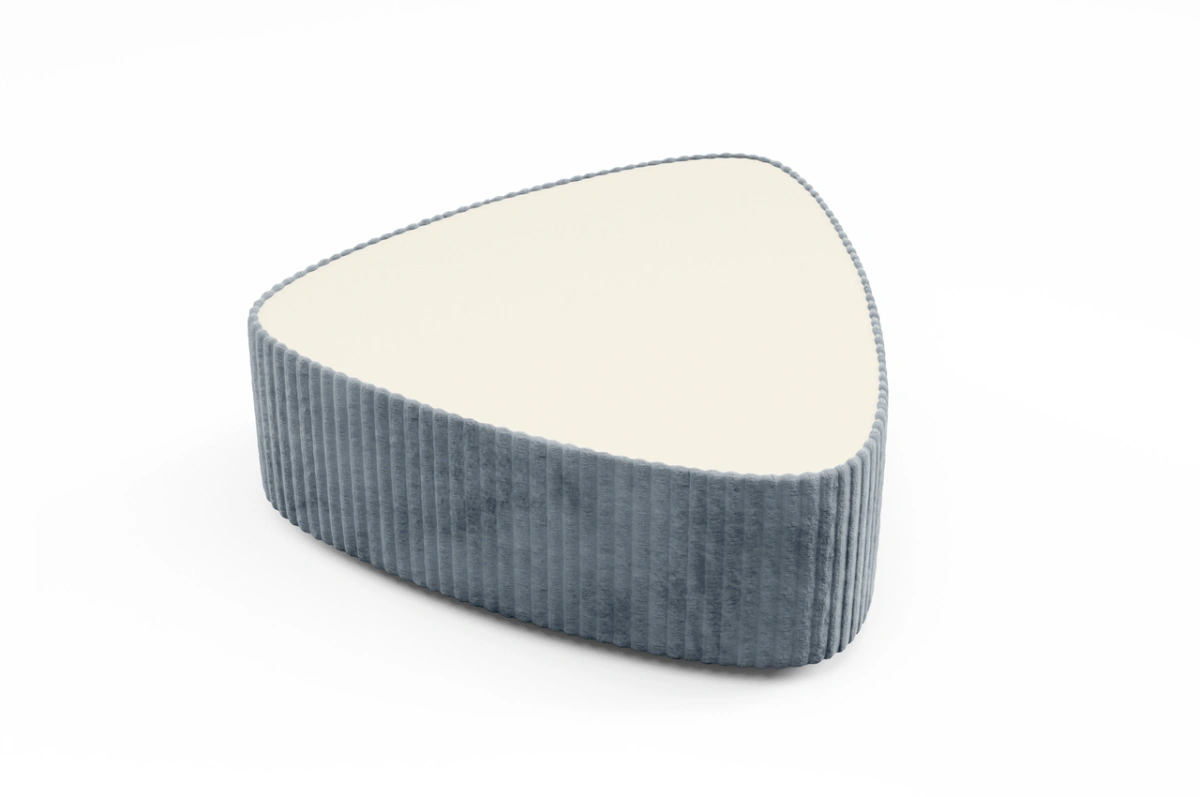 Mio triangular upholstered coffee table - Image 2