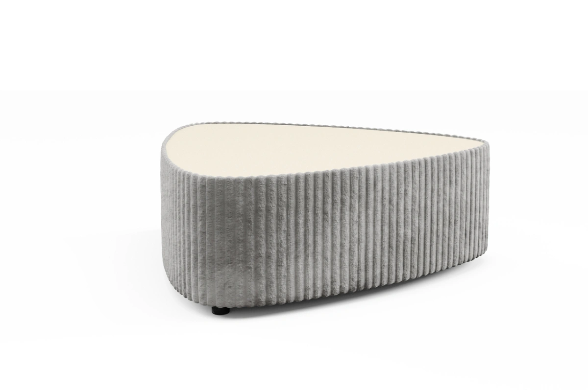 Mio triangular upholstered coffee table - Image 4