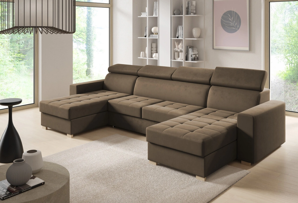 Monsun folding corner sofa, U-shaped, Gr1 - Image 5