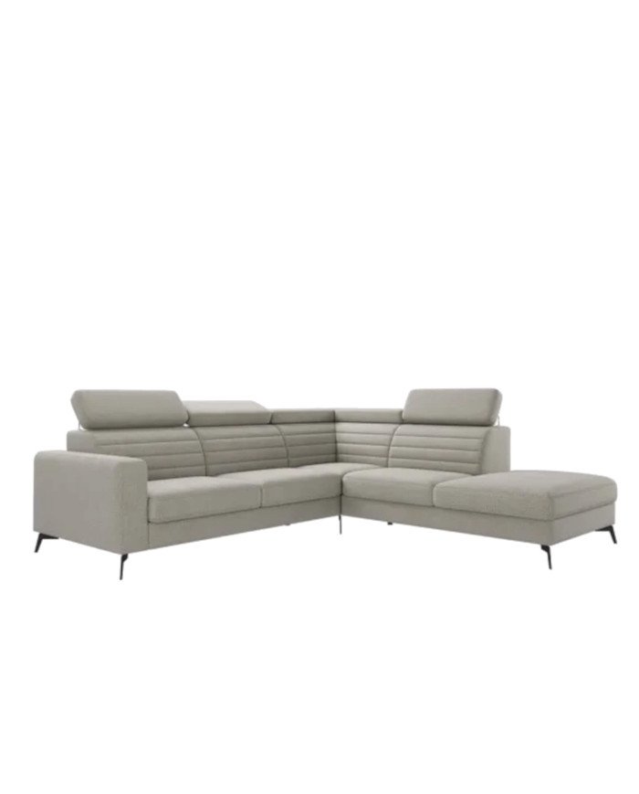 Amaro closed corner sofa, sleeping function, storage box, adjustable headrests, COMFORTEO - Image 2