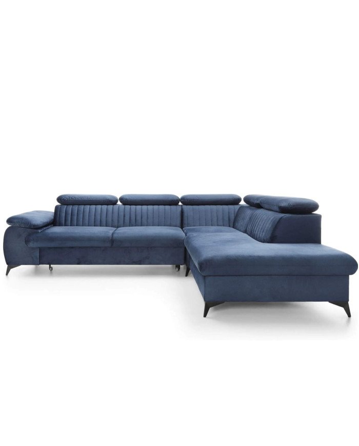 Corner sofa "Belt L", sleeping function, container, adjustable headrests Gr1 - Image 2