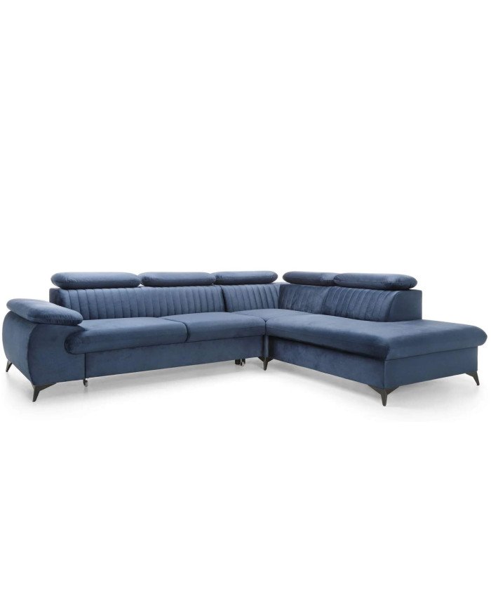 Corner sofa "Belt L", sleeping function, container, adjustable headrests Gr1 - Image 4