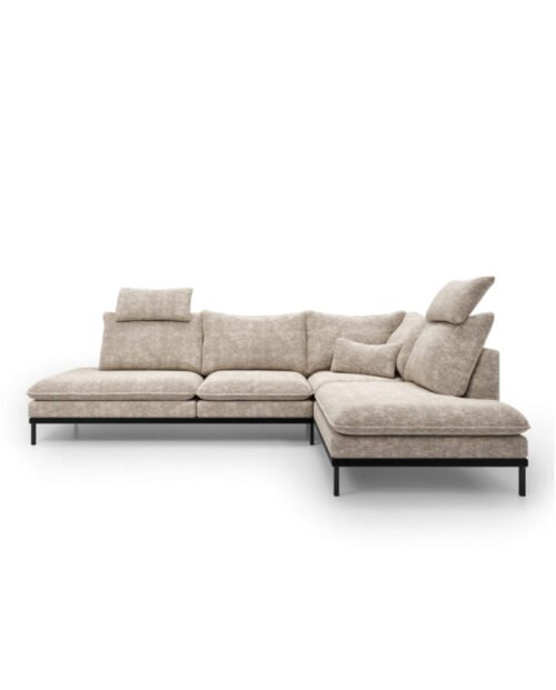 Blossome corner sofa with headrests