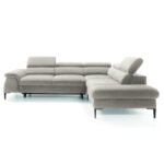 Blues L corner sofa, sleeping function, container, adjustable headrests Gr1