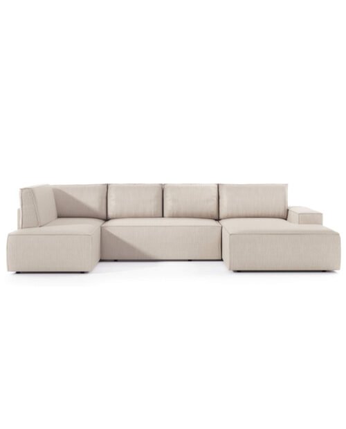 Fiord U2 140 corner sofa, sleeping function, Gr1 container