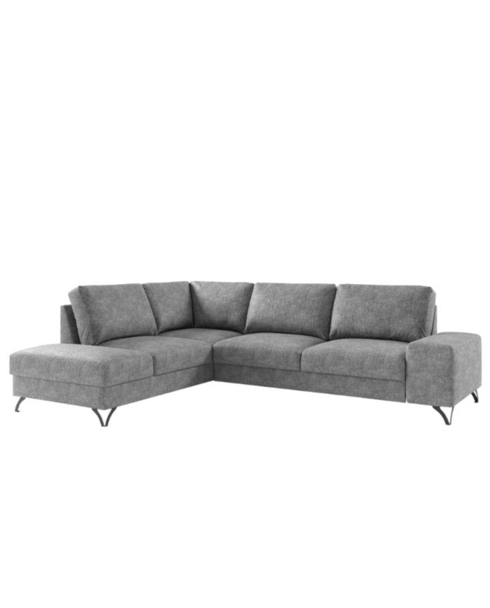 Flavio closed corner sofa, sleeping function, storage box, fast delivery! COMFORTEO