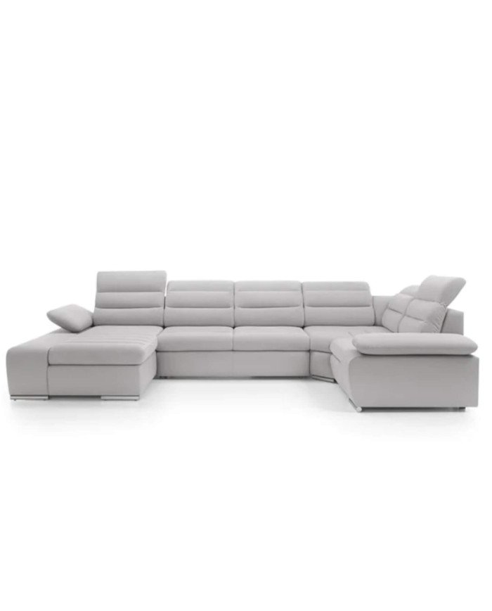 Korfu 2 corner sofa, sleeping function, container, adjustable headrests and armrests Gr2 - Image 2