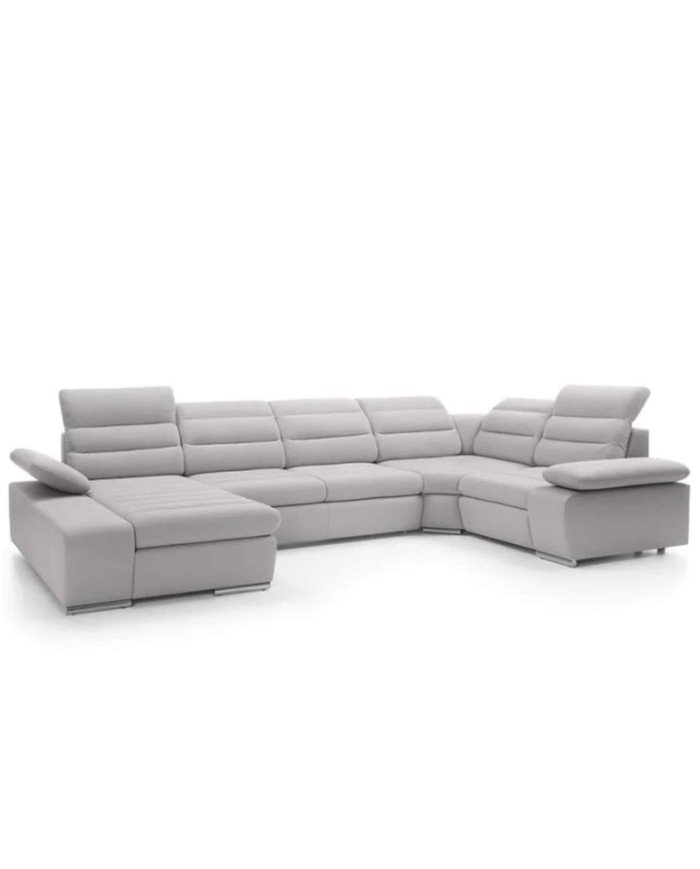 Korfu 2 corner sofa, sleeping function, container, adjustable headrests and armrests Gr2 - Image 3