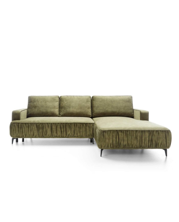 Lavar corner sofa, sleeping function, containers