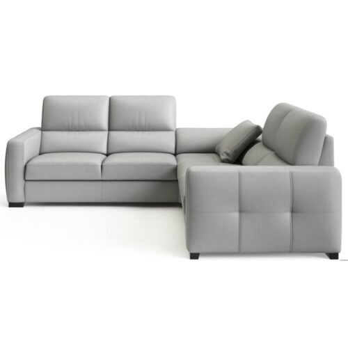 Corner sofa LEONARDO 2.5F-E LOW USB & LAMP 1RF-1RF Bydgoskie Meble