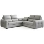 Corner sofa LEONARDO 2.5F-E LOW USB & LAMP - 1SK-1RF Bydgoskie Meble
