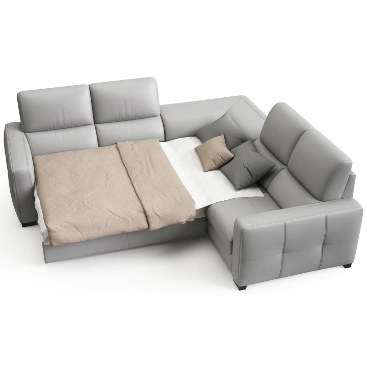 Corner sofa LEONARDO 2.5F-E LOW USB & LAMP - 1SK-1RF Bydgoskie Meble - Image 4