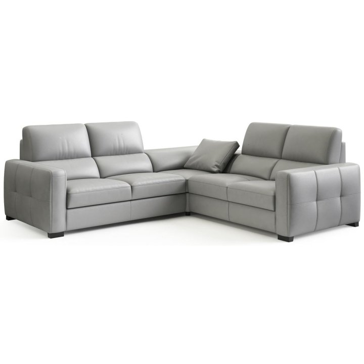 Corner sofa LEONARDO 2.5F-E LOW USB & LAMP - 1SK-1RF Bydgoskie Meble