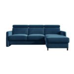 Lima corner sofa, sleeping function, container, adjustable headrests Gr1