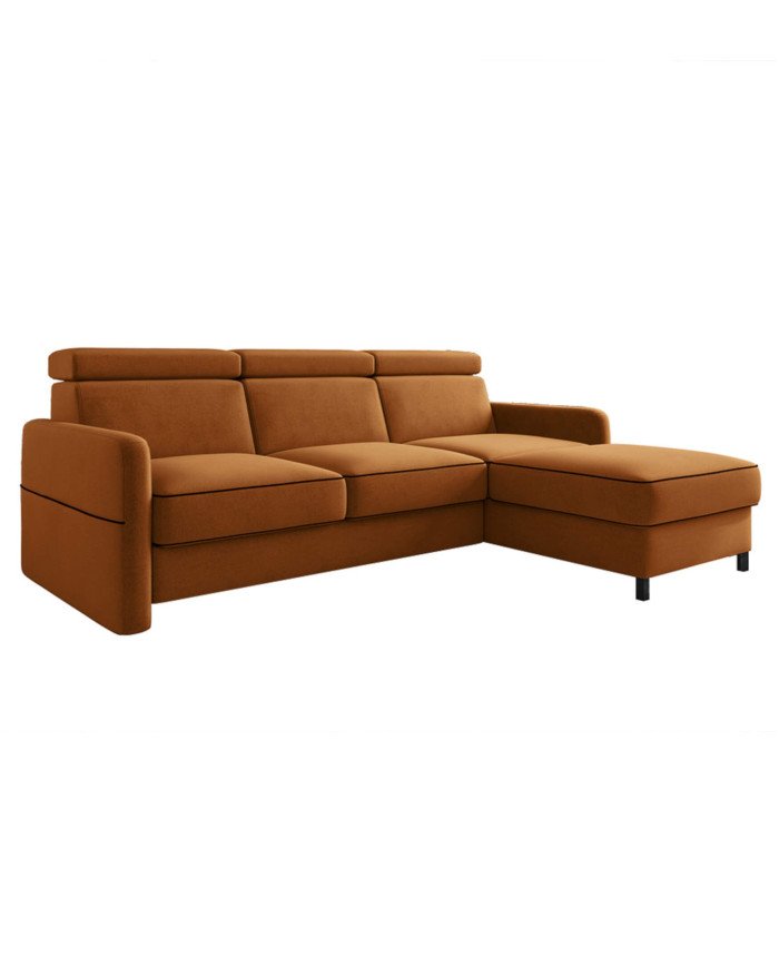 Lima corner sofa, sleeping function, container, adjustable headrests Gr1 - Image 4
