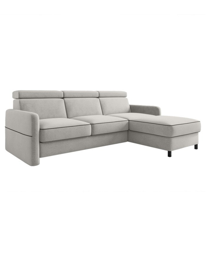 Lima corner sofa, sleeping function, container, adjustable headrests Gr1 - Image 5