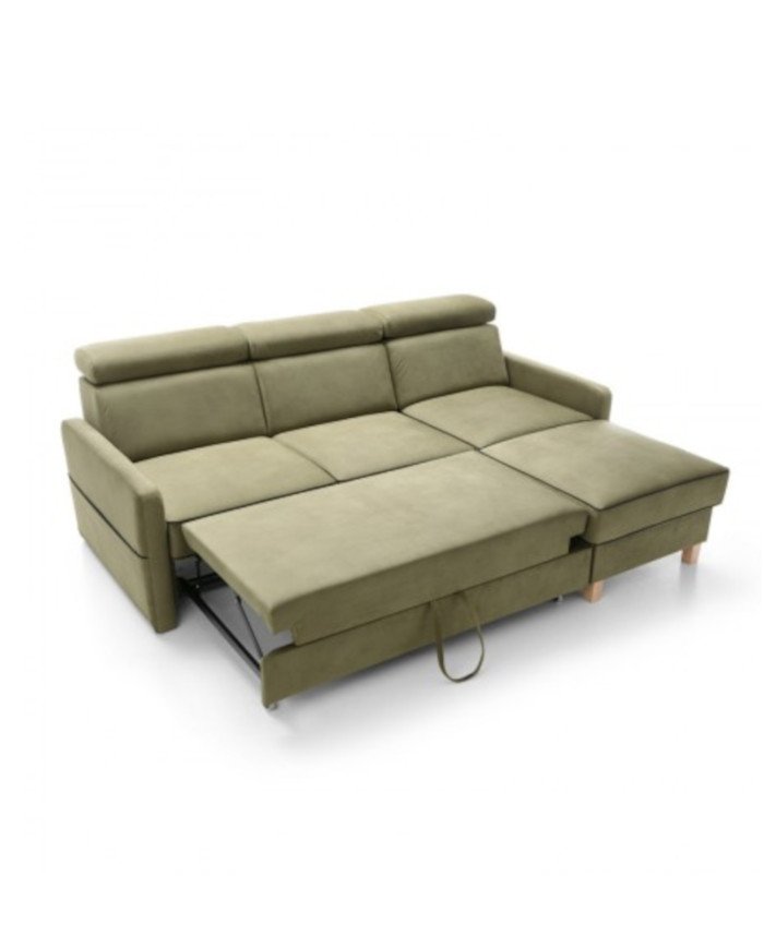 Lima corner sofa, sleeping function, container, adjustable headrests Gr1 - Image 7
