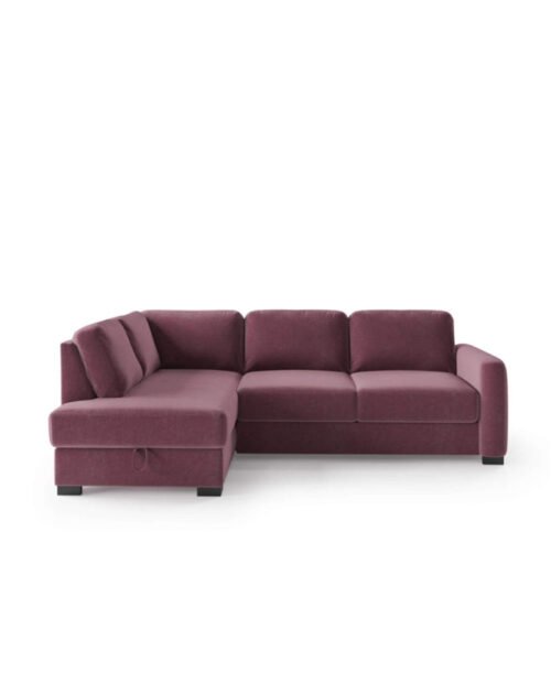 Medina corner sofa, sleeping function, container