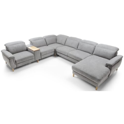 MIA 1.5RF-Mod-Prime-1.5RF-TE-3F-REC/BK corner sofa 1 battery Bydgoskie Meble